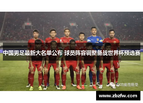 中国男足最新大名单公布 球员阵容调整备战世界杯预选赛